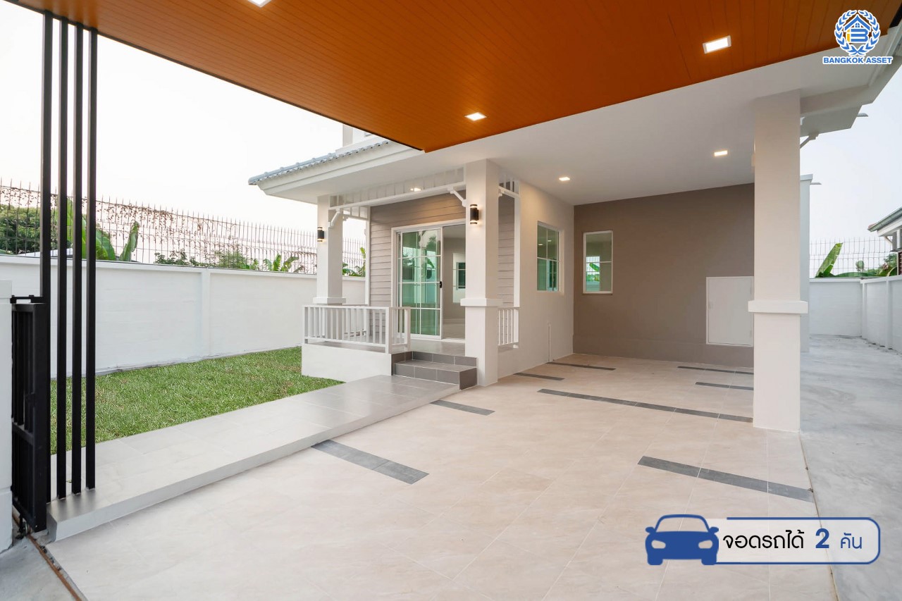 บ้านมือสองตกแต่งใหม่ แบรนด์ LH ม.ชลลดา บางใหญ่-เซ็นทรัลเวสต์เกต หลังมุม เนื้อที่ 58.9 ตร.ว. ฟังก์ชัน 3 ห้องนอน 2 ห้องน้ำ 1 ห้องอเนกประสงค์ 2 ที่จอดรถ Facilities ครบครัน บนทำเลเดินทางสะดวก เชื่อมต่อถ.กาญจนาภิเษก และเพียง 10 นาทีถึงรถไฟฟ้า "สถานีคลองบางไผ่"